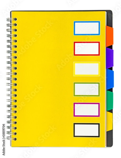 Fototapeta Closed office notebook