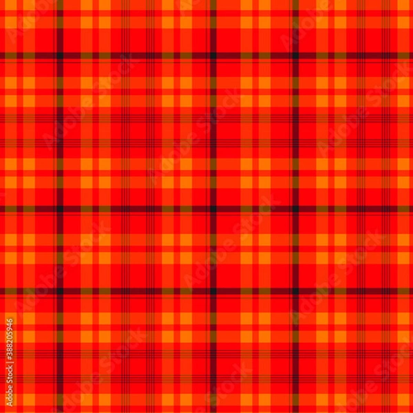 Obraz red and yellow plaid