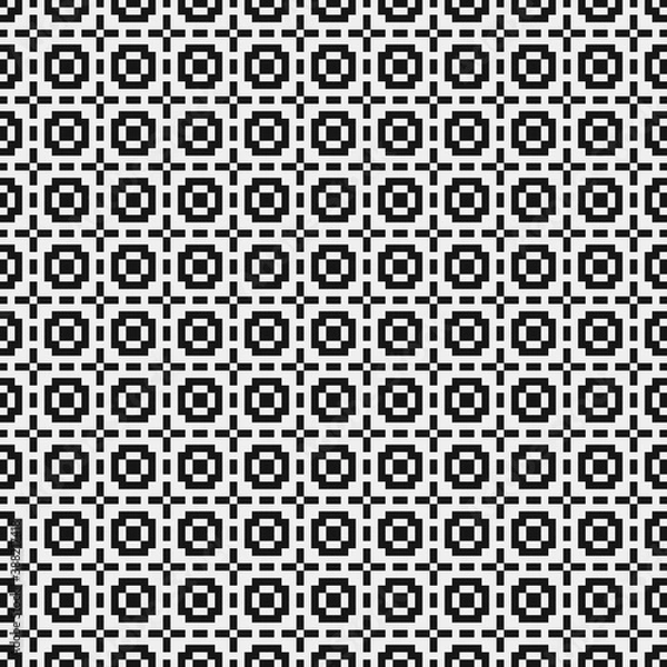 Obraz Abstract Cross Pattern Dots Logo generative computational art illustration