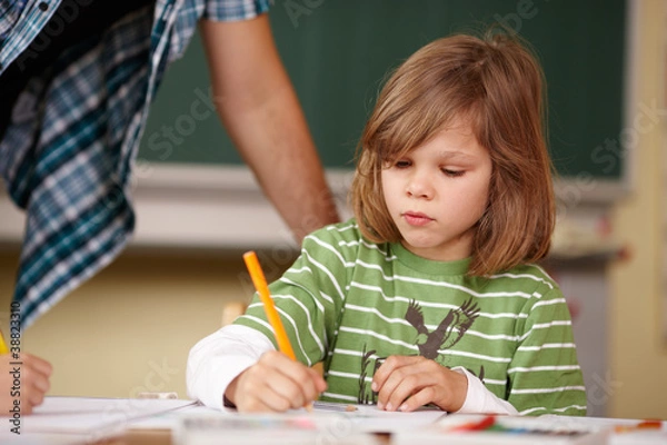 Obraz Junge in der Grundschule