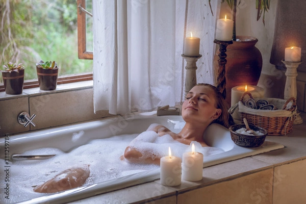 Fototapeta Ciesz się dziennym spa