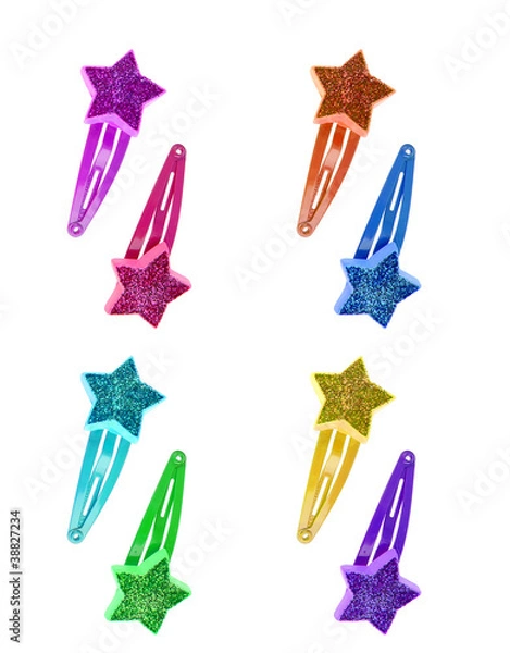 Fototapeta hair clips