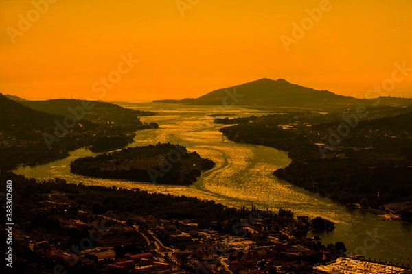 Obraz Pôr do sol com rio