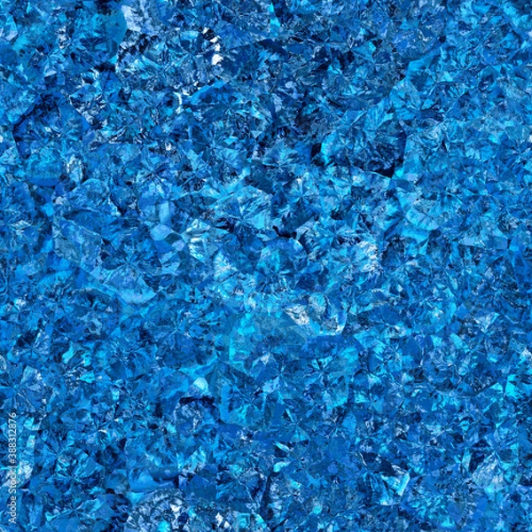 Fototapeta Seamless texture of crystal colorful raw gemstone