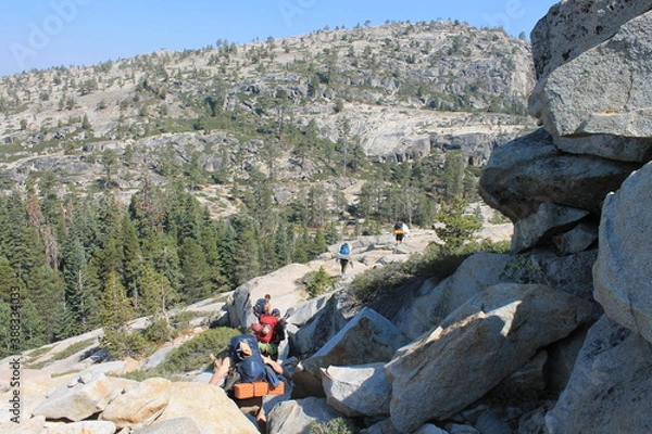 Obraz trail in the mountains