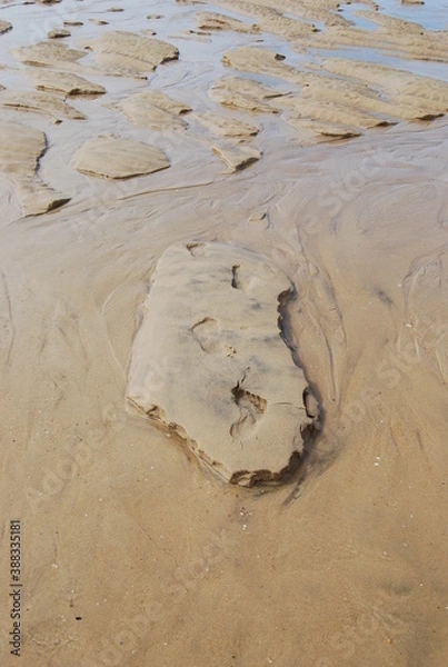 Obraz empreinte sur sable