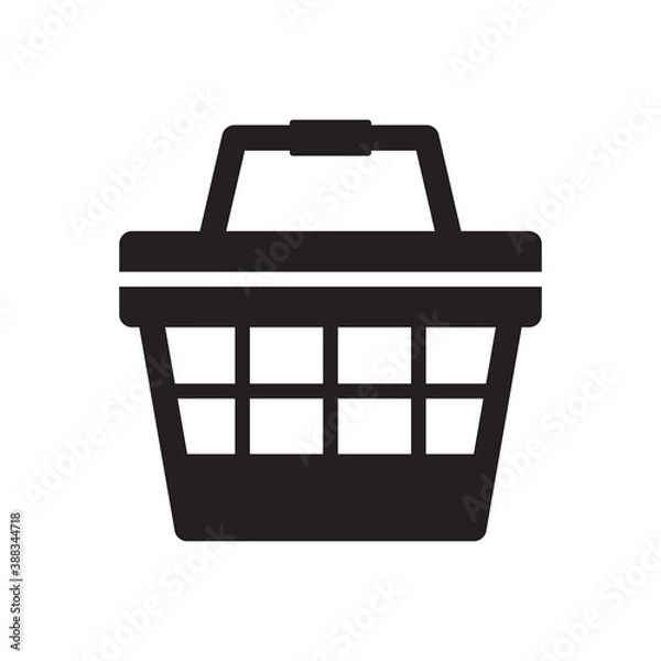 Fototapeta shopping basket icon