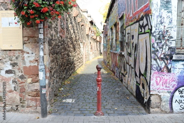 Obraz Metzgerstraße Durchgang