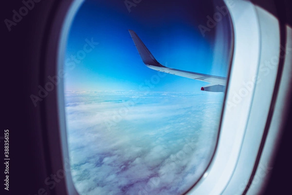 Obraz Plane window