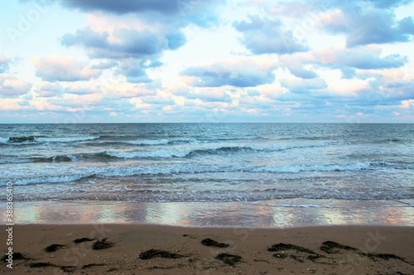 Fototapeta beach at sunset