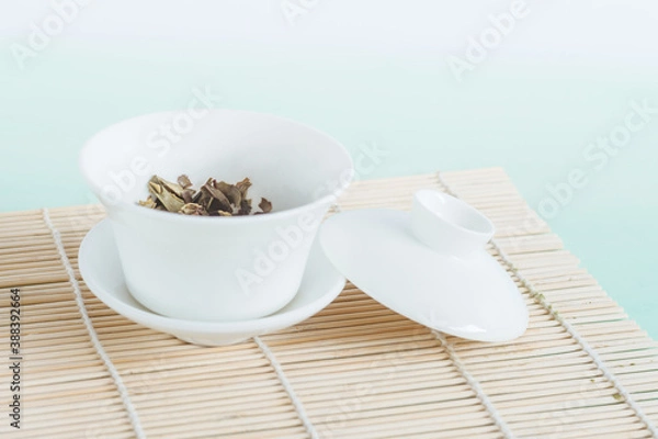 Obraz GAIWAN CEREMONIA CON TÉ VERDE Y BAMBÚ