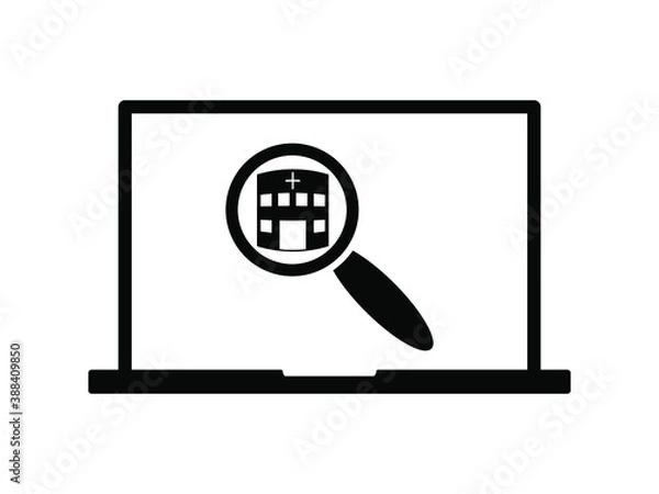 Fototapeta hospital computer