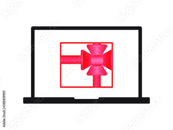 Obraz gift box with ribbon