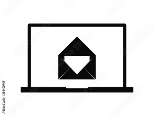 Fototapeta e mail icon