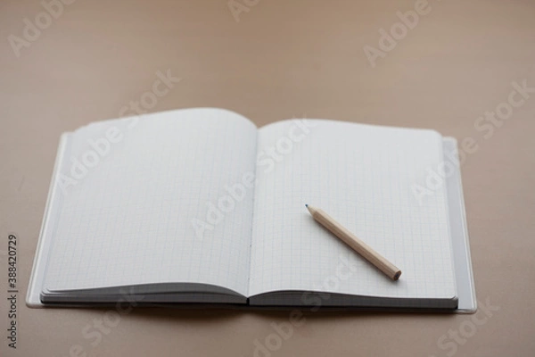 Fototapeta ノートと鉛筆