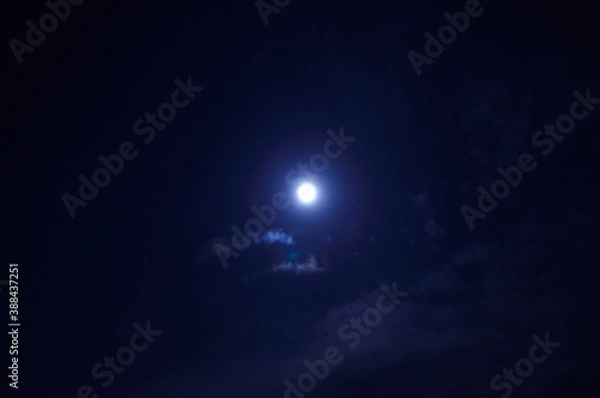 Fototapeta 月と雲