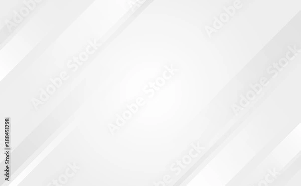 Fototapeta Gray and white oblique overlay lines geometry tech abstract subtle background vector illustration.