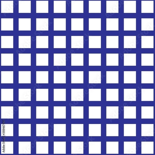 Obraz white squares on blue background