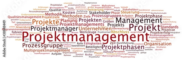Obraz Tag Cloud Projektmanagement