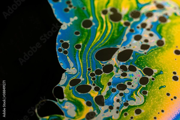 Fototapeta bubble wallpaper colourfull