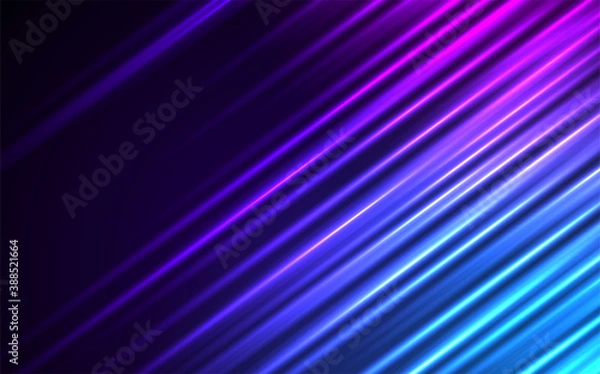 Fototapeta Dynamic modern lights effects background design