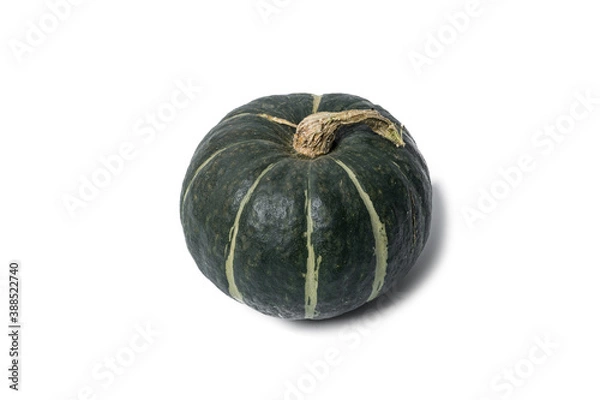 Obraz Fresh kabocha squash isolated on white background with clipping path.