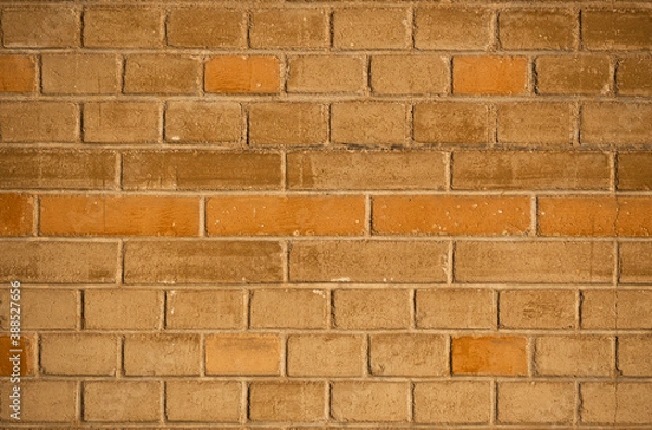 Obraz Mur de briques ocres