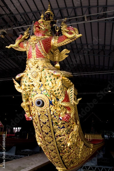 Obraz royal barge procession, thailand