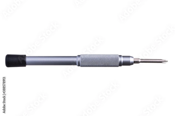 Obraz Screwdriver for clock repairs isolated on white