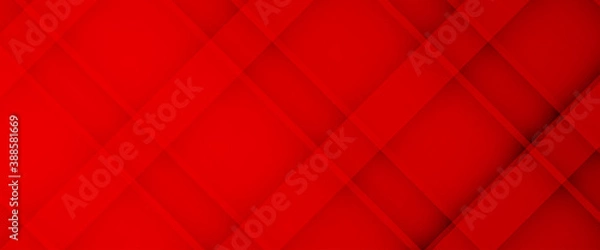 Fototapeta Abstract red geometric background