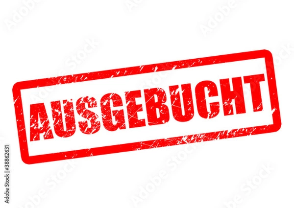 Obraz Ausgebucht