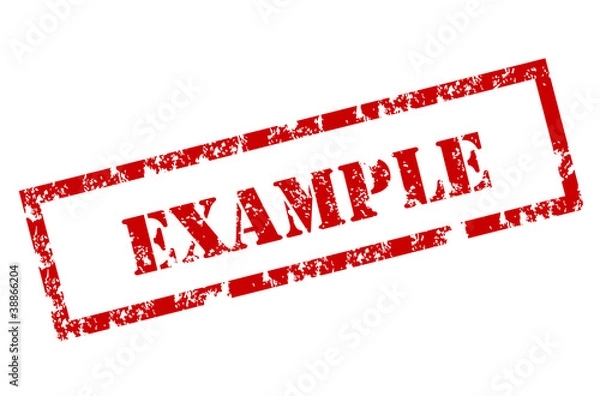 Obraz Grunge Example stamp