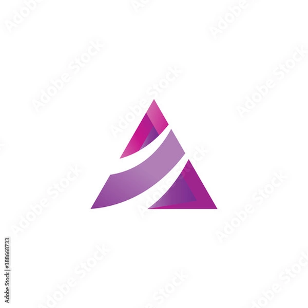 Obraz A Letter Logo Template