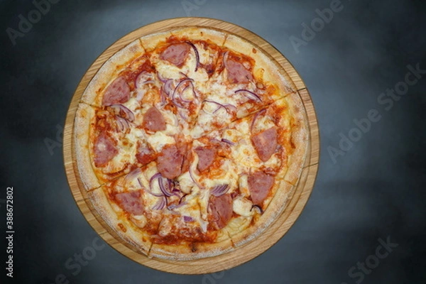 Obraz pizza on a plate