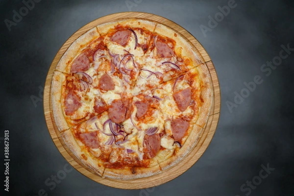 Obraz pizza on a plate