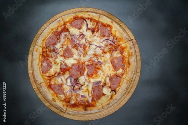 Obraz pizza on a plate