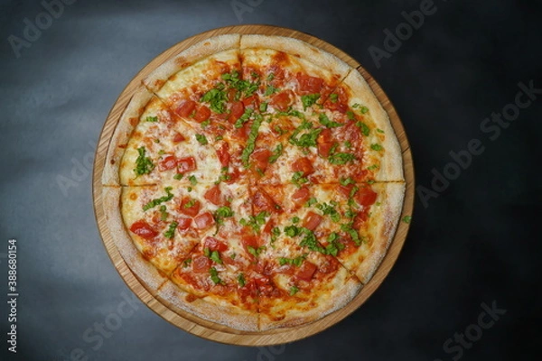 Obraz pizza on a plate