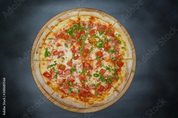 Obraz pizza on a plate