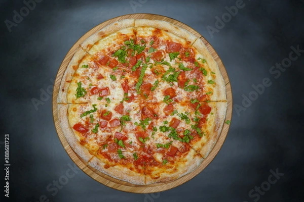 Obraz pizza on a plate