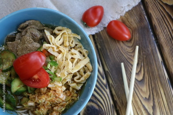 Obraz spaghetti with tomato sauce