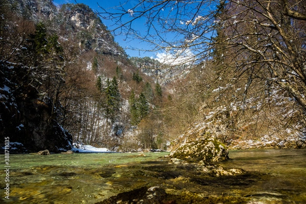 Fototapeta Mountain river