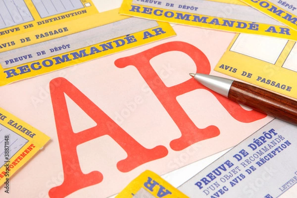 Obraz Wysłanie listu poleconego AR