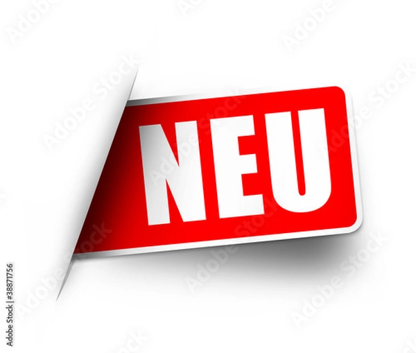 Obraz Neu! Button, Icon