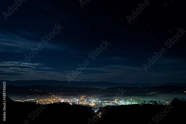 Obraz Nighttime cityscape 
