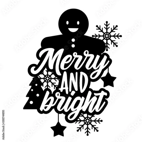 Obraz snowman on black