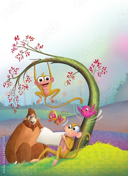 Fototapeta Illustration