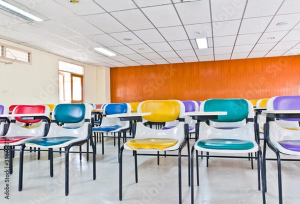 Obraz Multi colored chairs