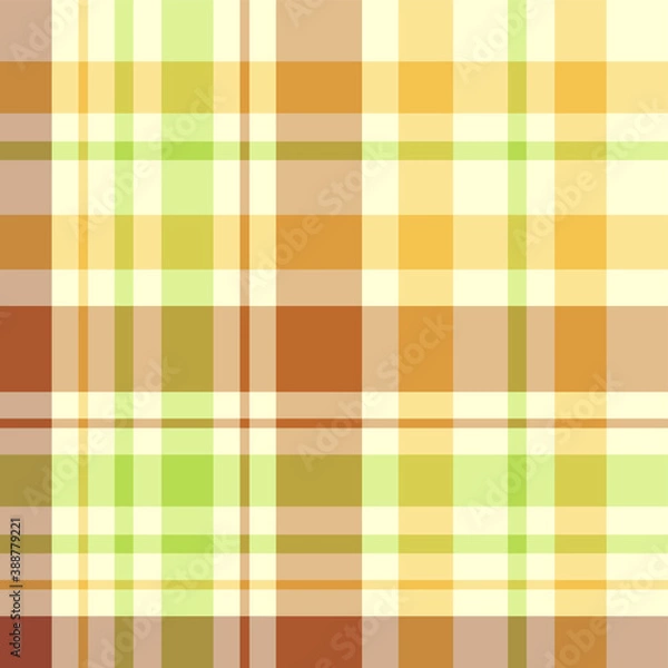 Obraz Seamless vector tartan pattern for fabric, textile, wrapping etc. Plaid background	