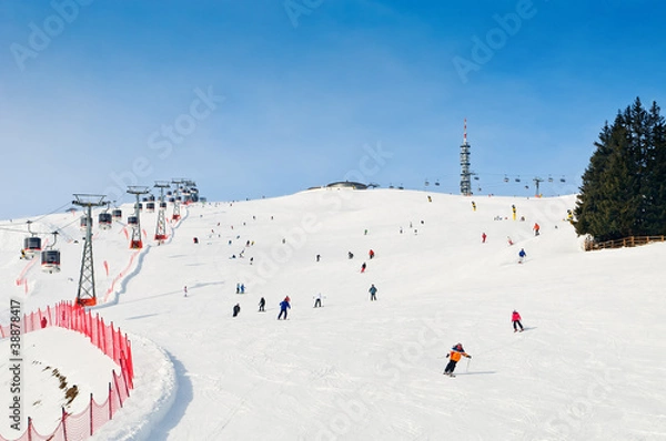 Fototapeta Winter in Alps