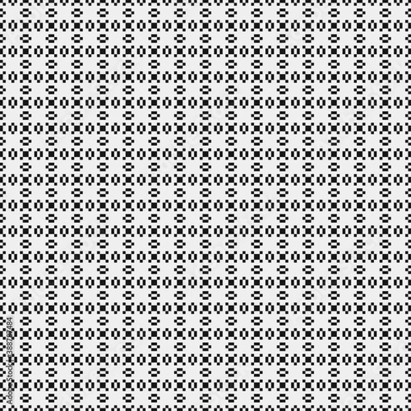 Fototapeta Abstract Cross Pattern Dots Logo generative computational art illustration
